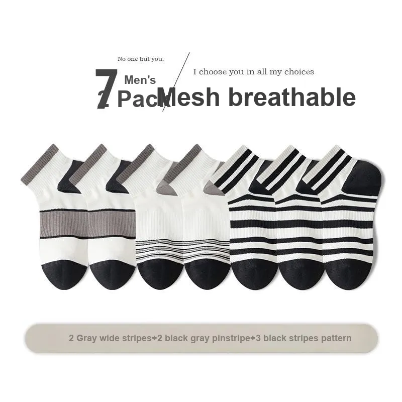 7 SEVFUN Ankle Socks Unisex Combo Set-21