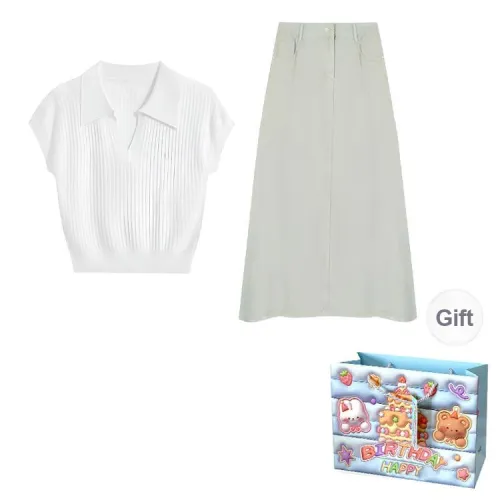 WOWI Two Piece Skirt Sets Women's