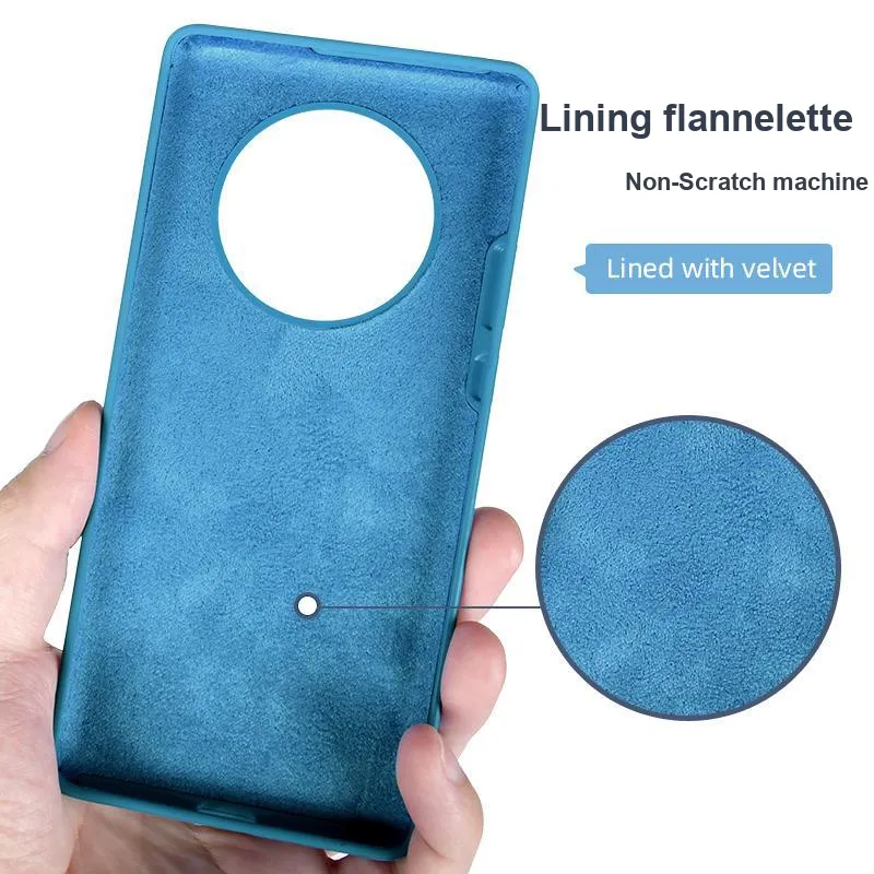 Record Star Silicone Material Fully Enclosed, Extra Thin Phone Cases Compatibility Huawei Mate 40 Pro Girlish-3