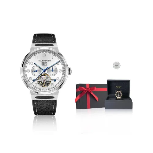 TELENSOSU Автоматический механический механизм Мужские часы 42,5 мм Белый