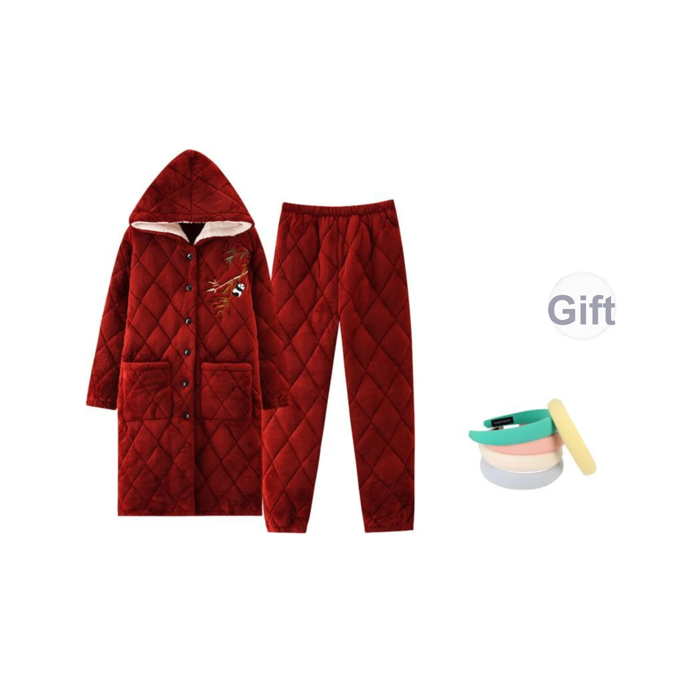 Herbal Primer Pajama Set Women's Image Color