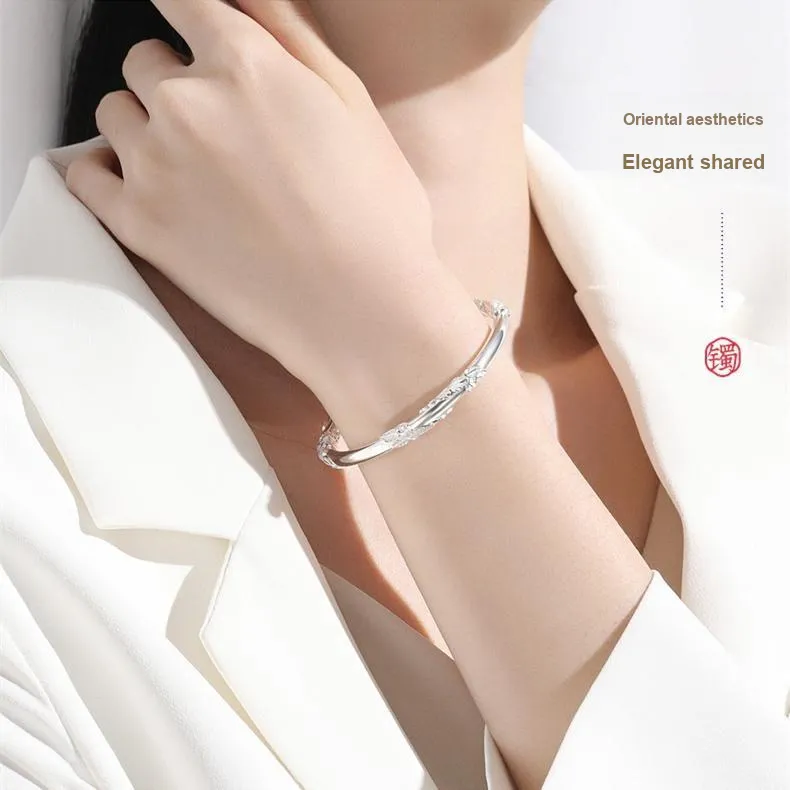 BMK 999 Fine Silver Sterling Silver Bracelets Women's-5