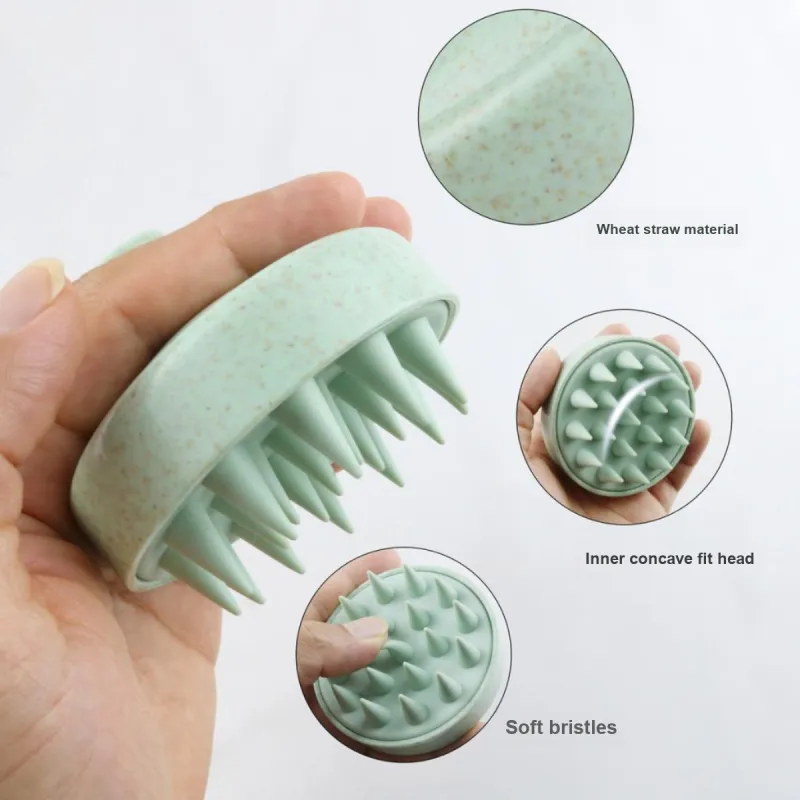 Love Of Wormwood Soft Silicone Cleaning Comb Scalp Relaxation-5
