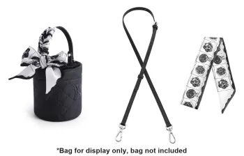 Luxury Care Artisan Workshop Leather Microfiber Bag Straps Women's Black
