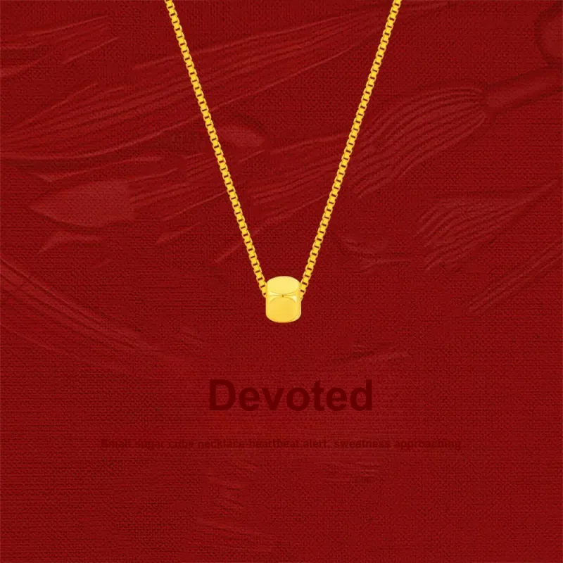 Fortune Gold Jewelry Box Necklace Women's-1