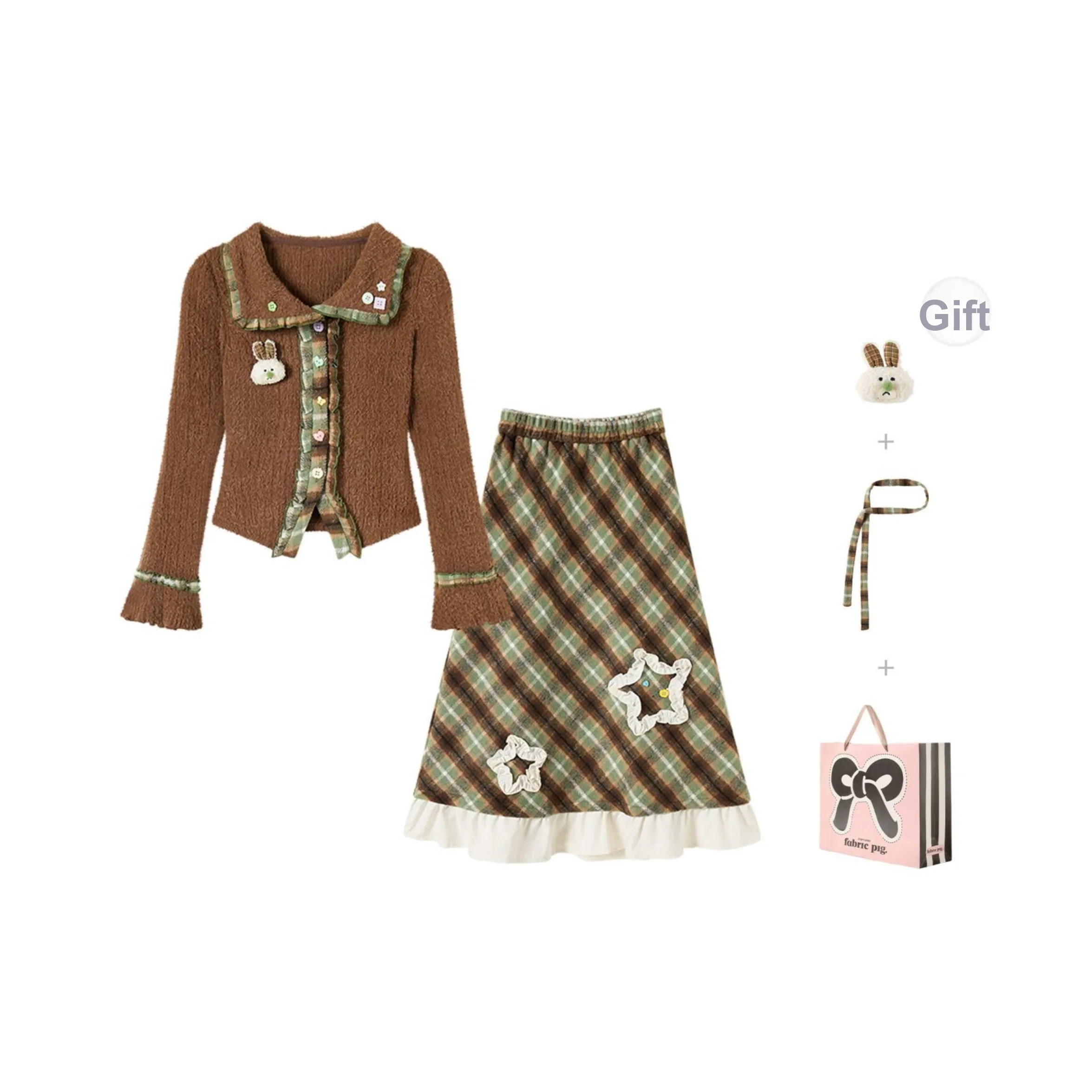 FABRIC PIG Женские Комплекты с Юбкой