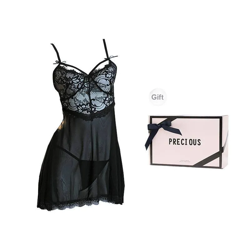 METE WHALE MT Nightgown Women's Gift Box Set-5