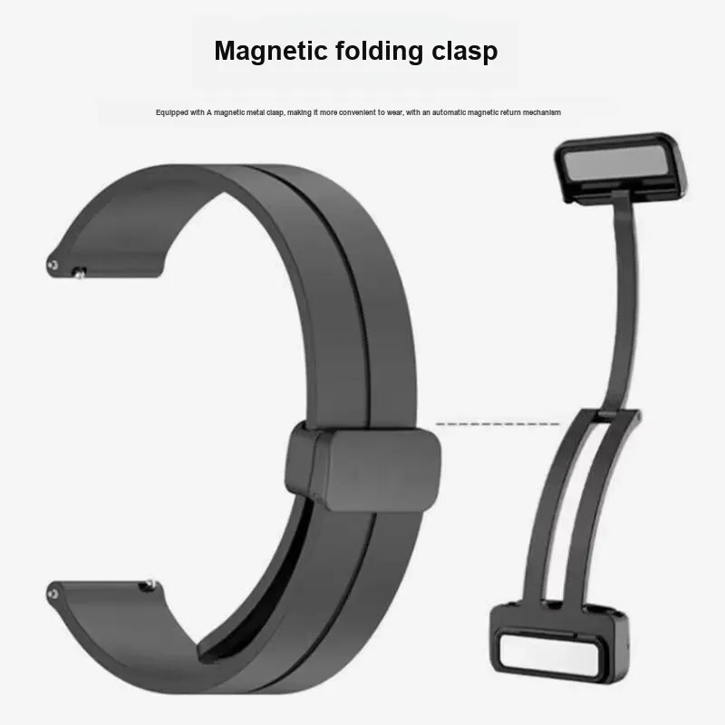 Mr. Strap Watch Band Huawei Compatibility Silicone Material-1