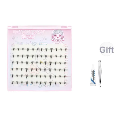 DOUDOUTIAN Клеящиеся ресницы для женщин