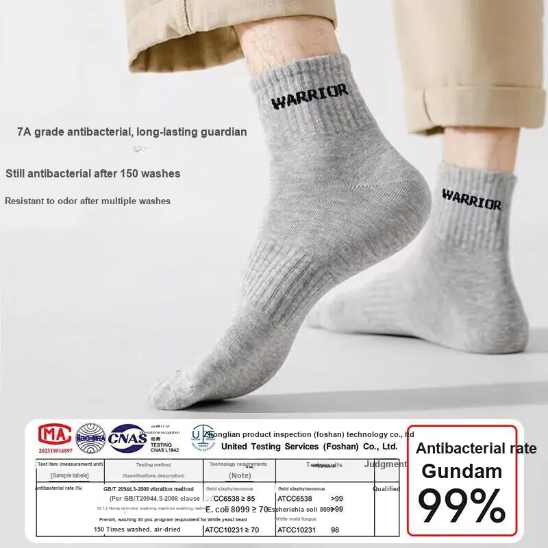 Warrior Mid Calf Socks Unisex Combo Set-9