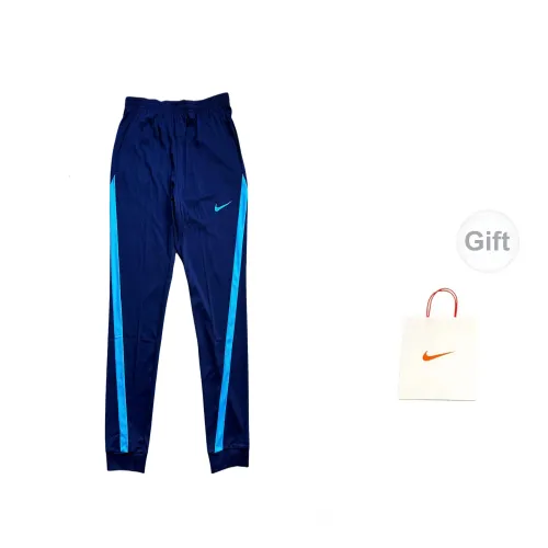 Nike Casual Pants Men Navy Blue+Gift Bag