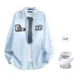 Light Blue+White T-Shirt