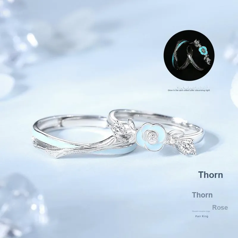 CLARKIA FLOWER S925 Silver Rings Unisex-1