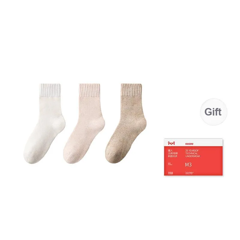 MIIOW Mid Calf Socks Women's Shopping Bag Combo Set-9