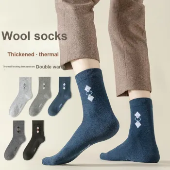 MIIOW Mid Calf Socks Men's Box 5 Pack