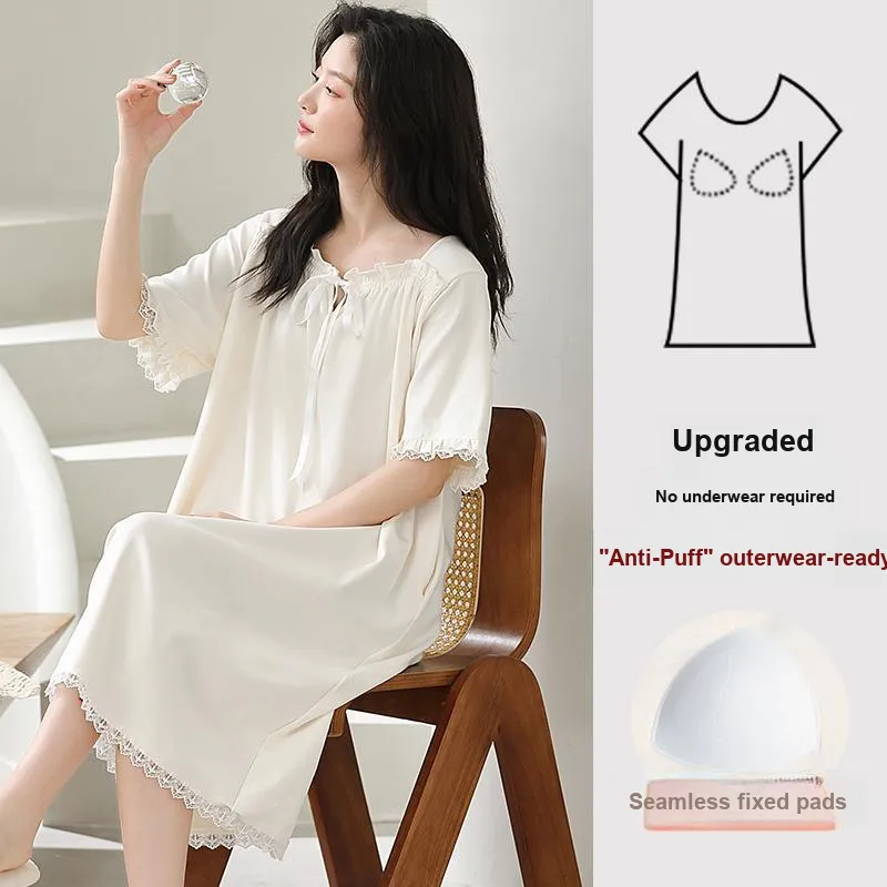 Lan Miao Nightgown Women's Image Color-1