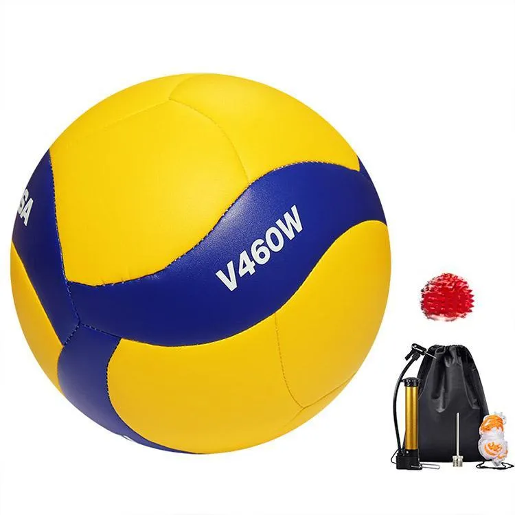 MIKASA TPU Ball Size 4 Volleyball Unisex Yellow Blue-7
