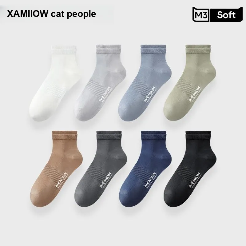 MIIOW Cool One Summer Series Ankle Socks Men's Shopping Bag 5 Pack-28