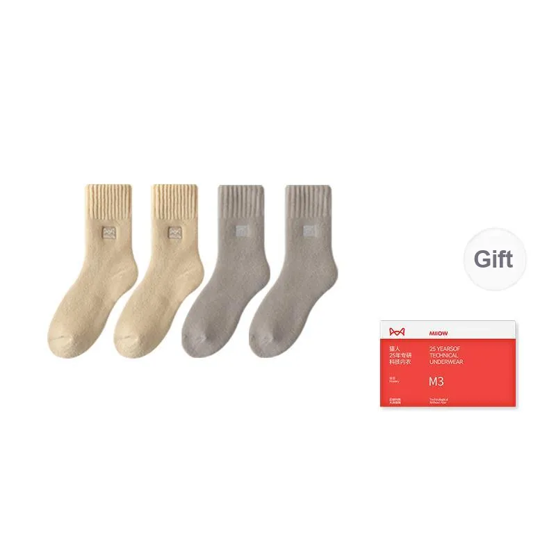 MIIOW Trend Party Series Mid Calf Socks Women's Shopping Bag Combo Set-9