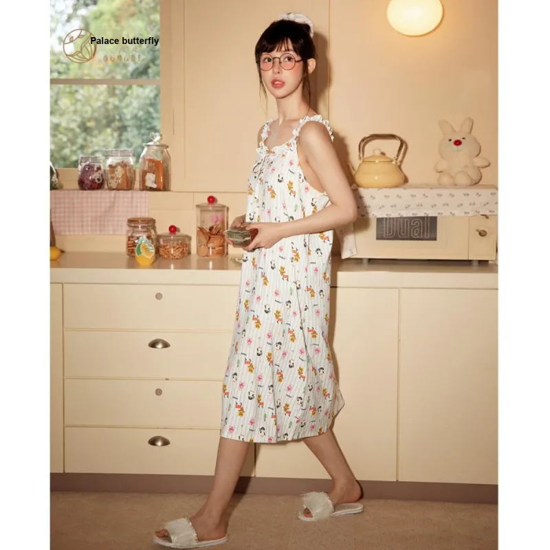 Gongdie x ZAOWUCANXIONGDI,LIANMINGKUAN Nightgown Women's-4