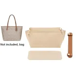 [Three-Piece Set Milk Tea Brown]Zip Closure Inner+Base Pad+Shoulder Pads