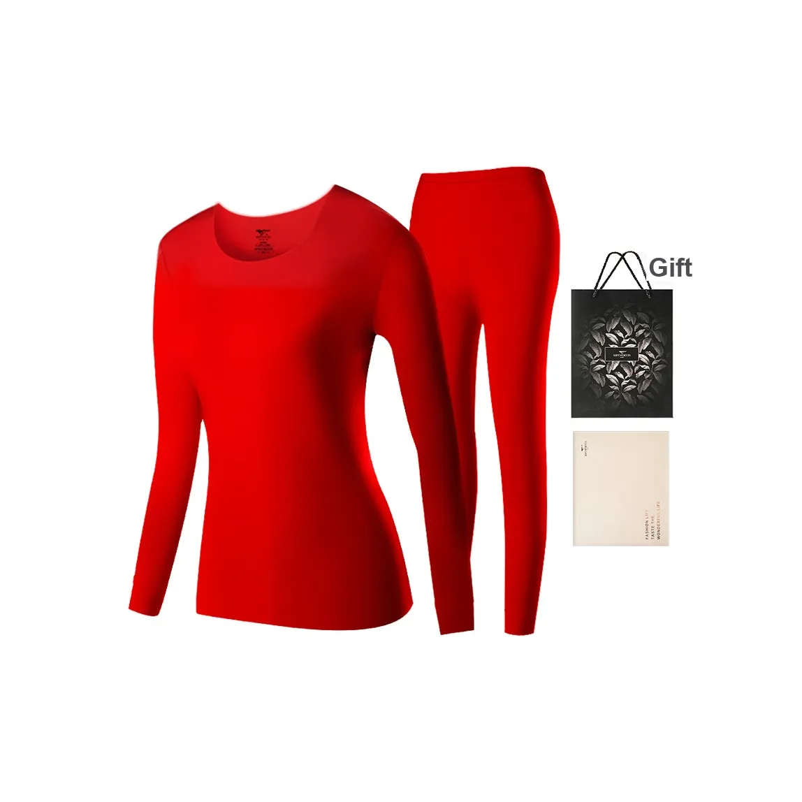 SEPTWOLVES Thermal Set Men's Gift Box Set Red