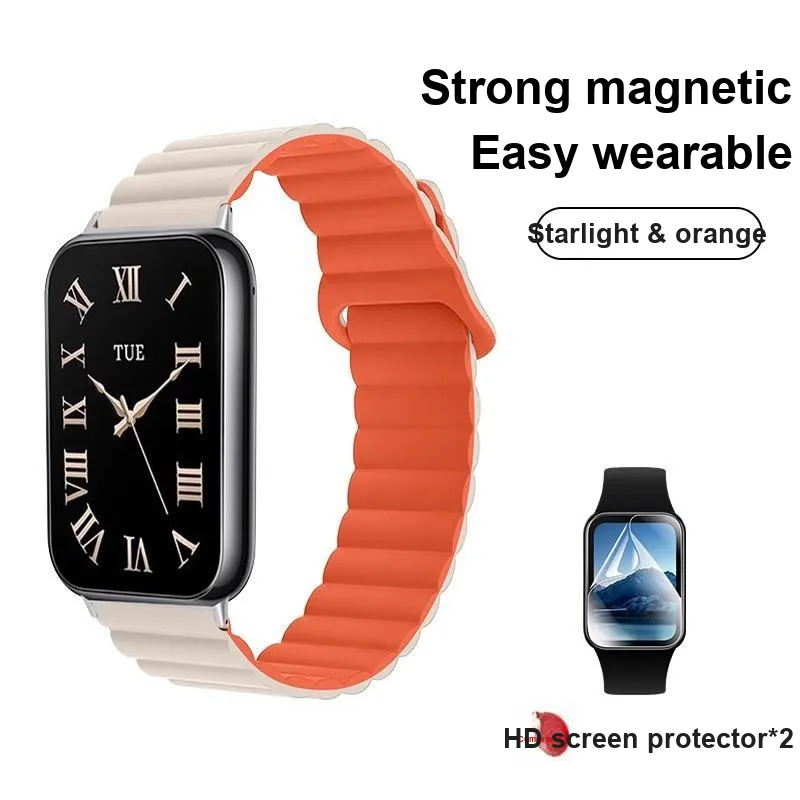 APEPALOG Watch Band Xiaomi Compatibility Silicone Material-3