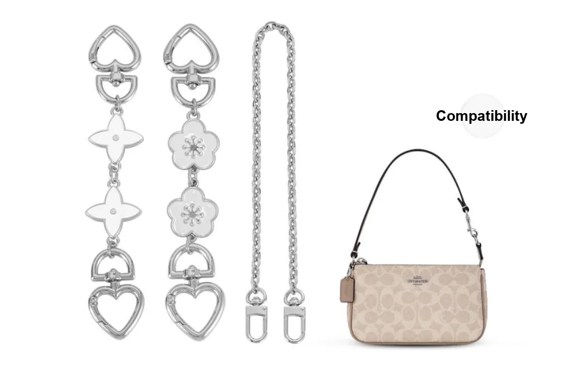 Lan Bao Fan Alloy Bag Accessories Unisex Sand