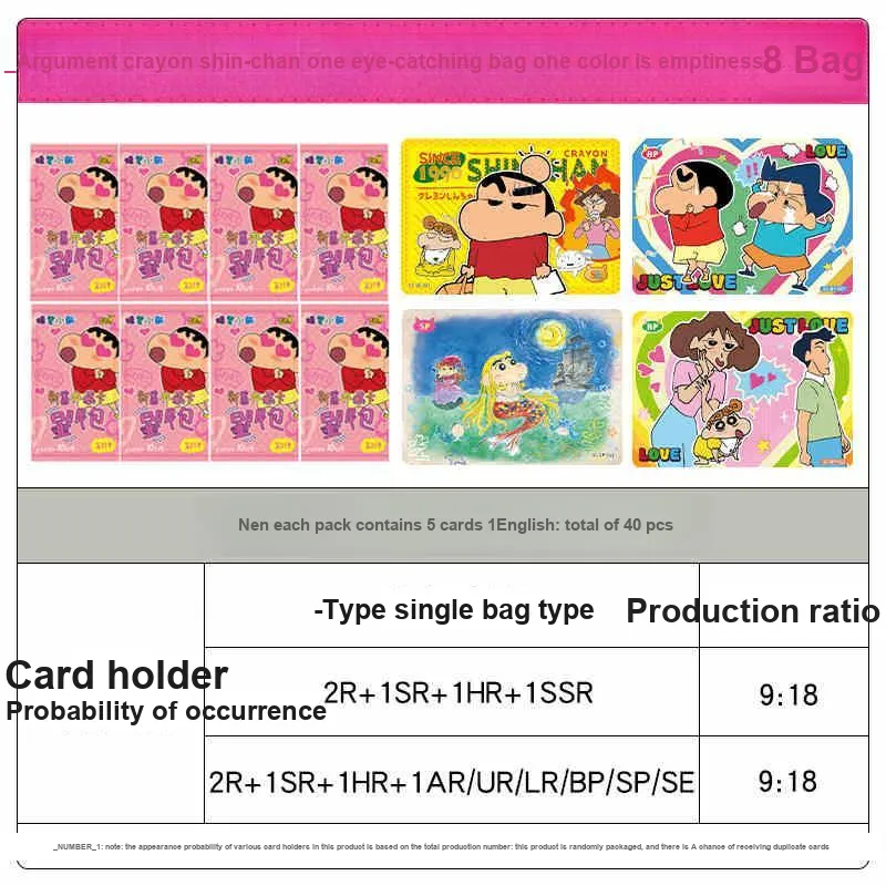 KAYOU Crayon Shin-Chan Oversized Hand-Drawn SP Card IP/Anime Cards 2 Box Included-4
