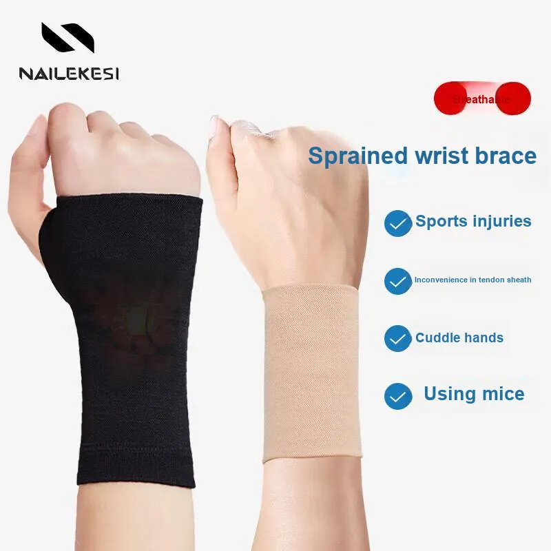 NAILEKESI Wrist Brace With Palm Protection Thermal Protective Compression Unisex Overall Protective Equipment-1