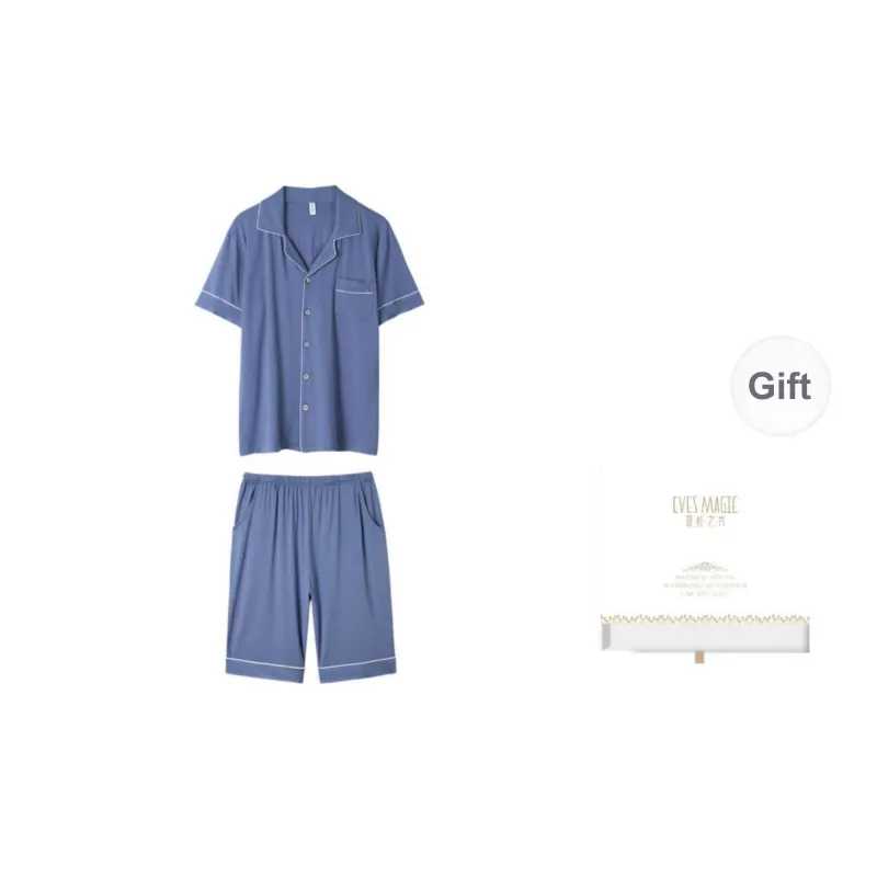 XIA.WA.ZHI.XIU Pajama Set Men's Two Piece Set-28