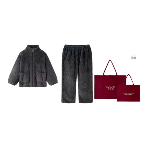 WANANNI Пижамный комплект Мужской Темно-серый