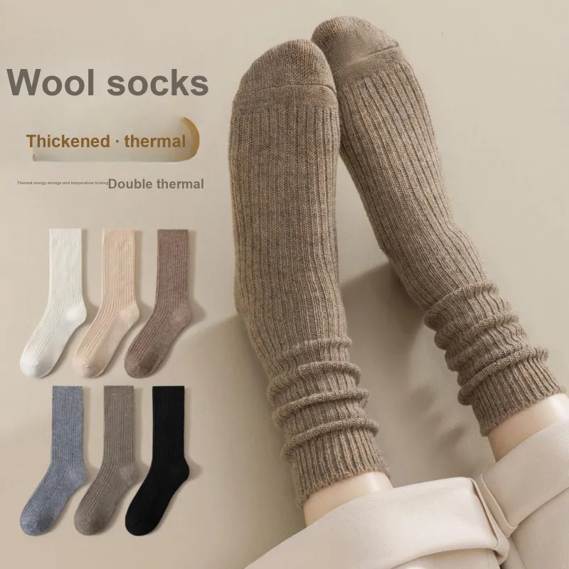 XXLLG Mid Calf Socks Women's 3 Pack-2