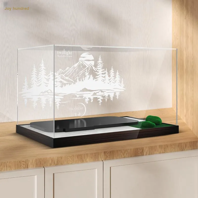 LIGHT YOUR BRICKS Compatibility Building Block 21354 Twilight Cullen Family Mansion Display Case Model Accessories-3