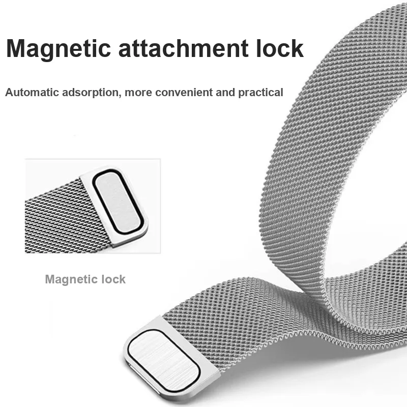 MUZHITIANKONG Huawei Compatibility Watch Band 220mm Stainless Steel Material-8