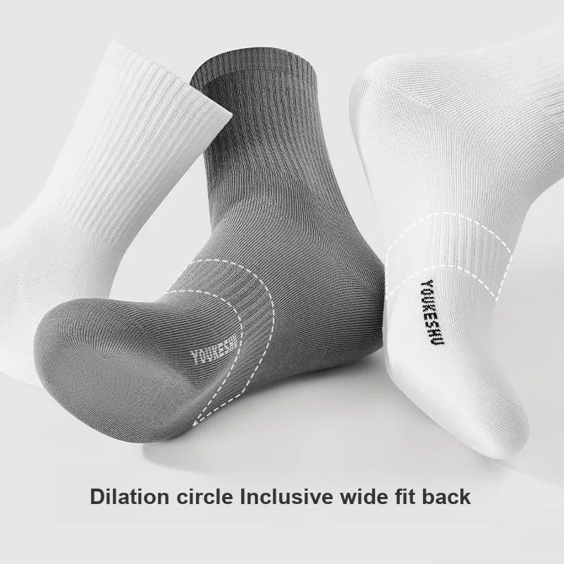 YOUKESHU Men Mid Calf Socks-49