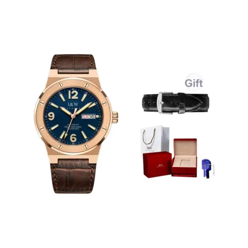 I W CARNIVAL HWGUOJI Автоматический механический механизм натуральная кожа ремень часы мужские черный циферблат