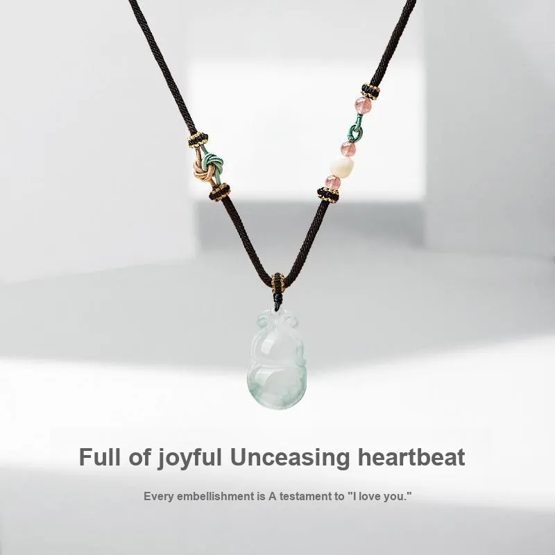 JUICY GRAPE African Emerald Necklaces Unisex-1