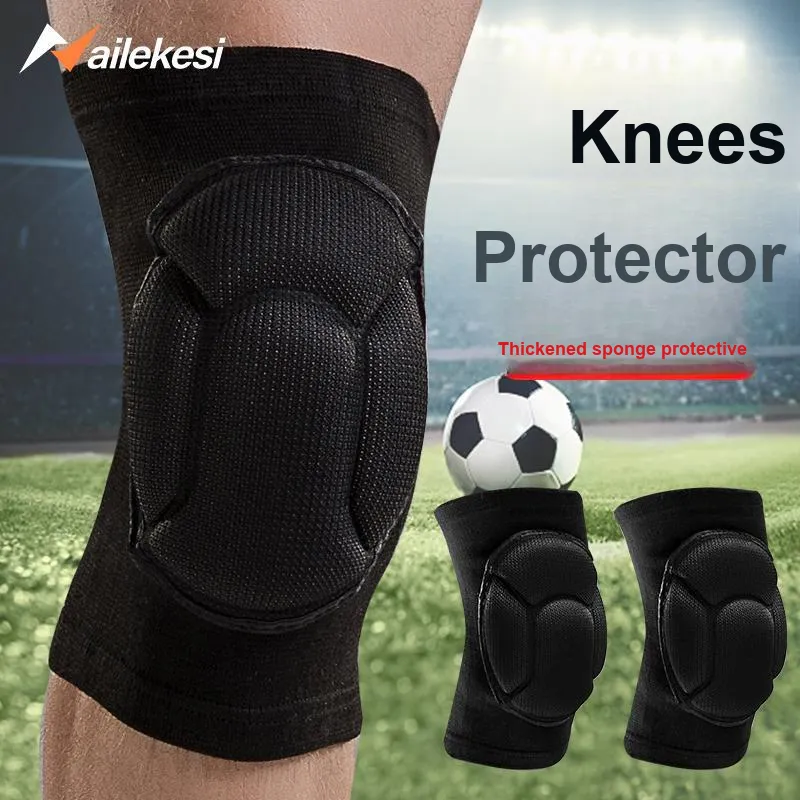 NAILEKESI Knee Pads Running Volleyball Soccer Baseball Bicycle Unisex Polyester Elastane Patella Pads-1