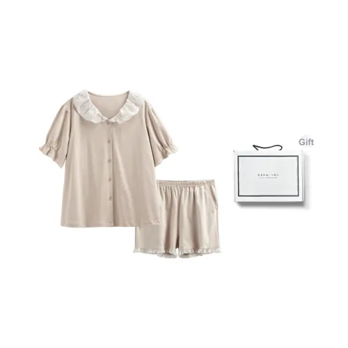 XUANZHITING Пижамная Подарочная Коробка Женская Абрикосовая