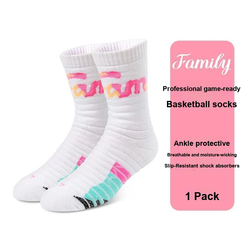 Gentle Welcome Basketball Socks Unisex 1 Pack-7