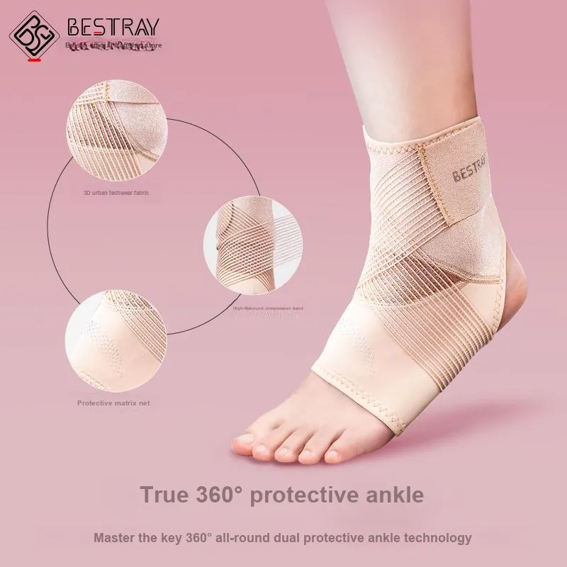 BESTRAY Ankle Braces Soccer Basketball Running Unisex Polyamide-6