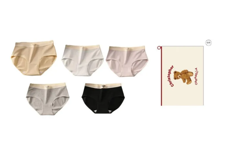 Caramella Underpants Women's Shopping Bag 5 Pack-10
