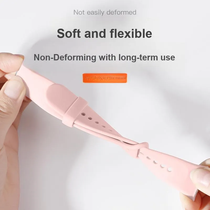STEWPIGO Xiaomi Compatibility Watch Band 232 Rubber Band Material-5