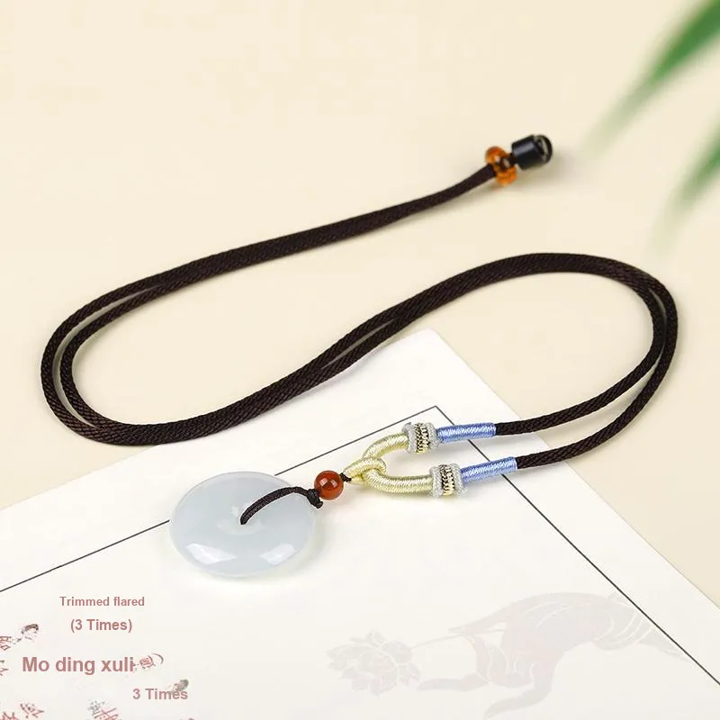 Yi Zhen Ge Ice Glutinous Jadeite Pendants Unisex-1