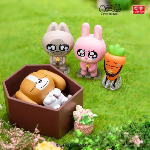 Playpoint Unlimited Siamese Lippo Разборка с Lippo Коллекция STACK Слепые коробки Один Mystery Коробка Целая коробка 12 шт