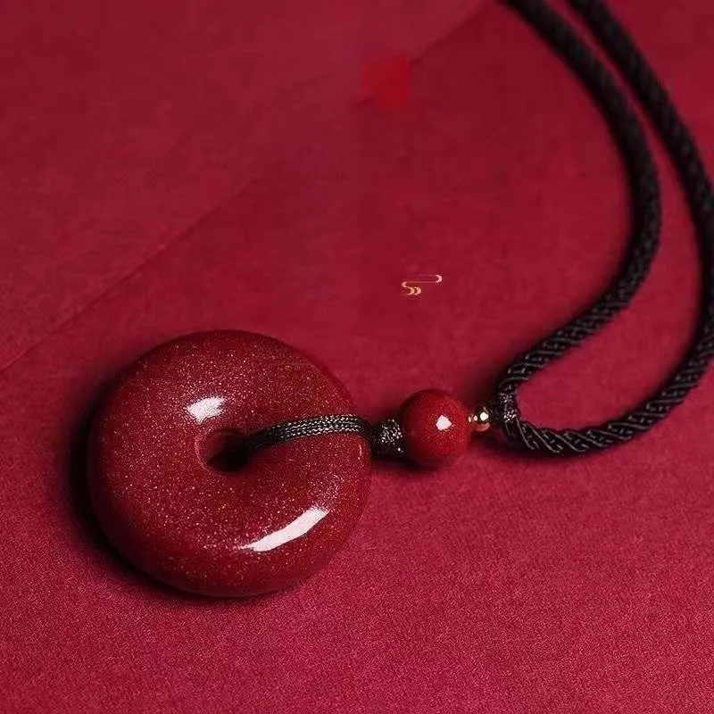 JUNWEN Cinnabar Necklaces Unisex-4