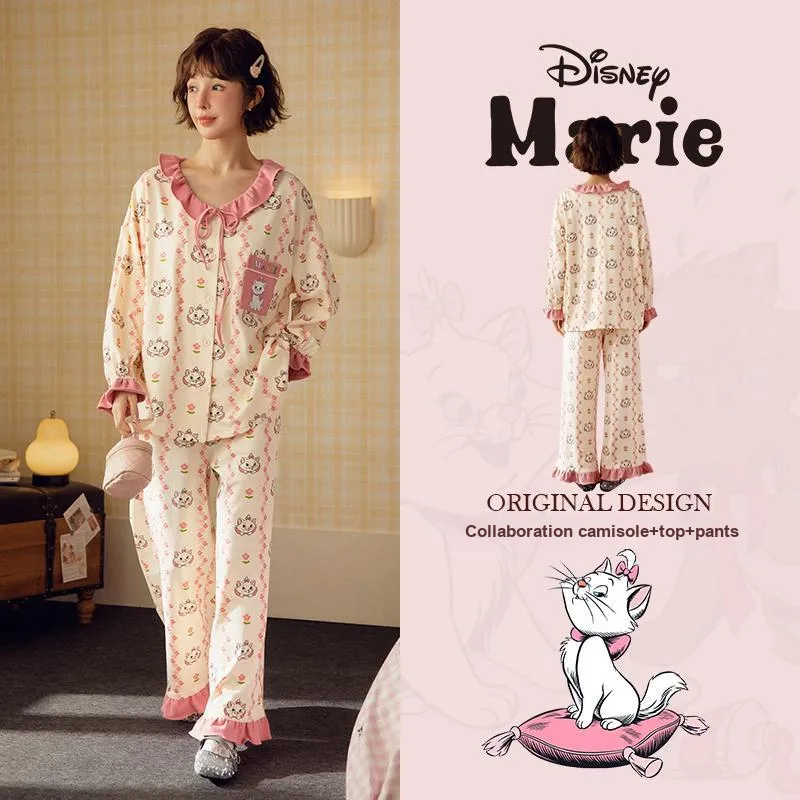 Gongdie x Disney Pajama Set Women's Pink-1