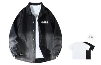 Kastinger Shirt Unisex Black, Comes With Short Sleeved Shirt And T Shirt