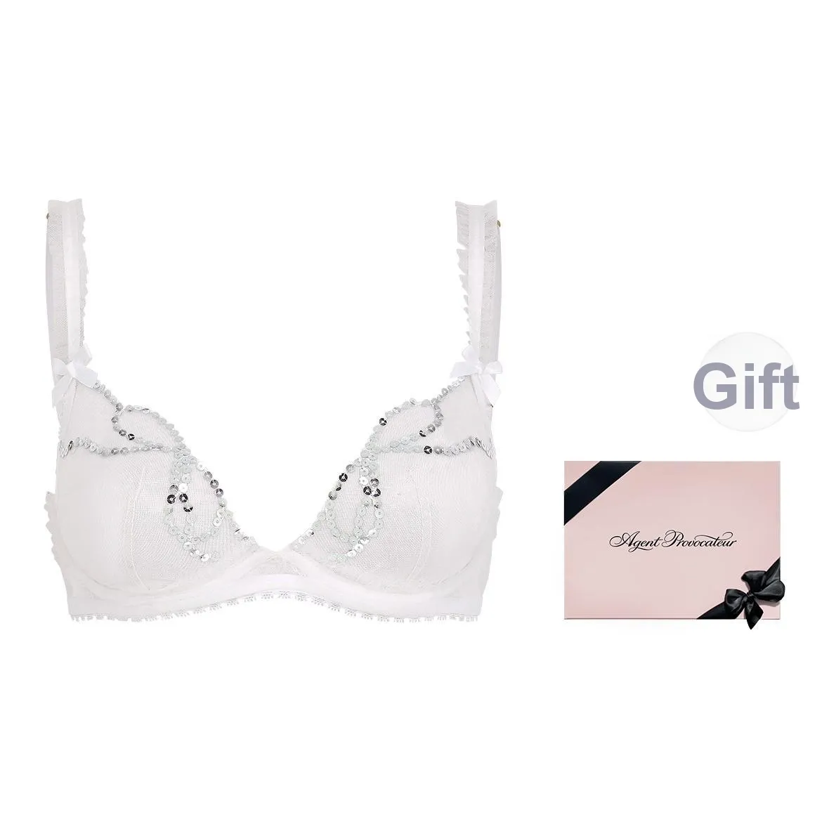 Agent Provocateur Бюстгальтер Женский Набор в Коробке Белый